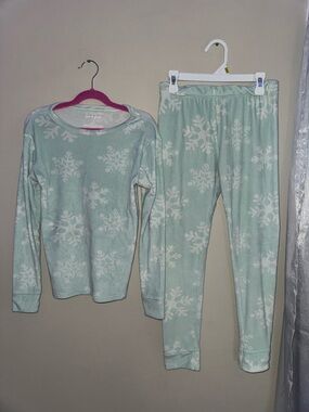 Cat & Jack, girls velour matching pajama set, size 12
